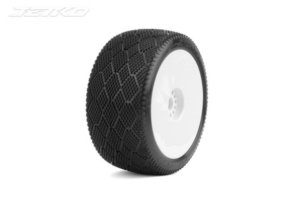 Jetko J-Zero 1:8 Truggy Pre-glued on White Rims (2)