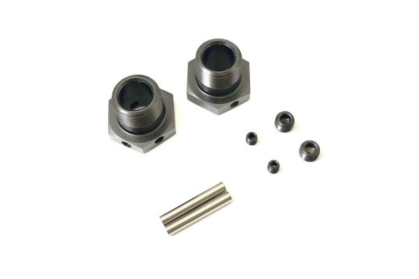 Wheel Hub Inferno MP9-MP10 Gun Metal (2) Narrow