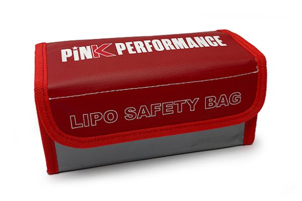 Pink Performance LiPo Battery Safety Bag L-size (200x90x90mm)