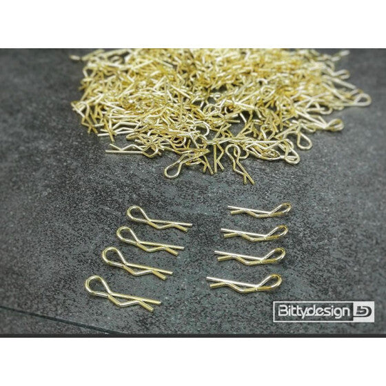Bittydesign Body Clips Kit Stor skala 1/5 - 1/7 - 1/8, 8st - Guld