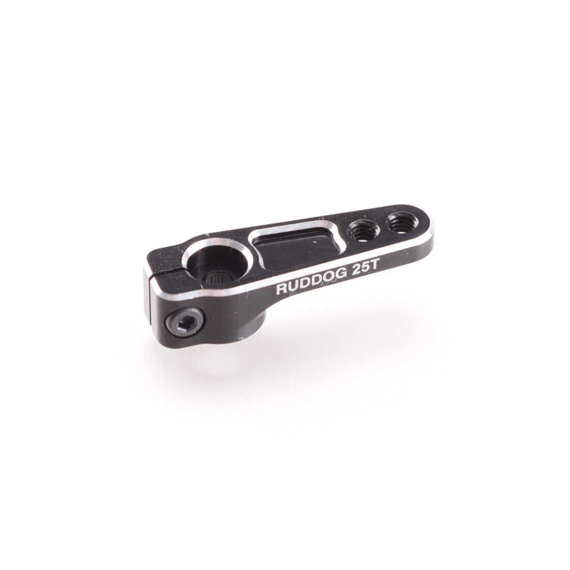 RUDDOG Aluminium Servohorn 25T Svart
