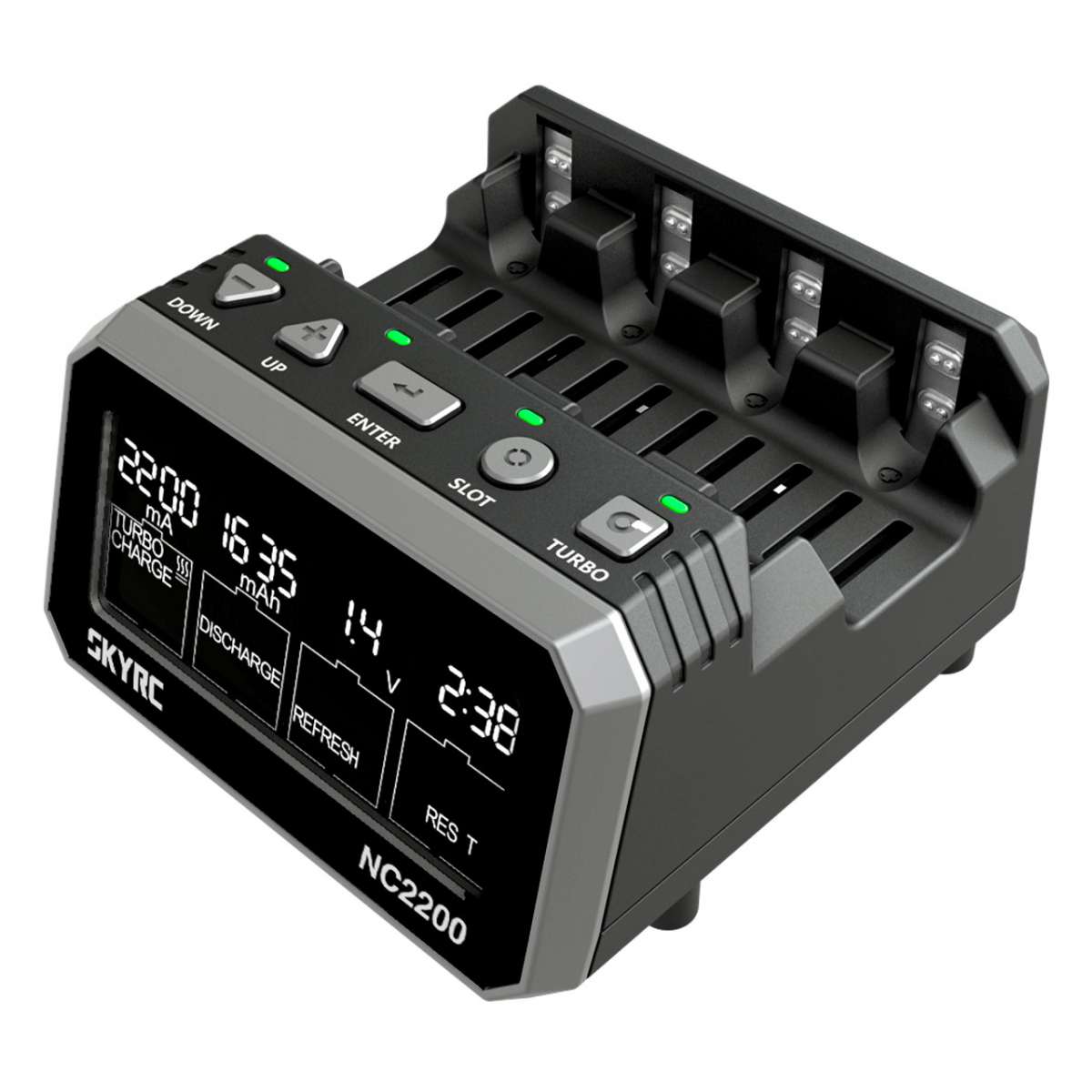 SkyRC NC2200 Ladegerät for 4xAA/AAA DC 2A