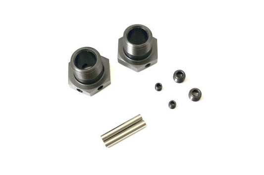 Wheel Hub Inferno MP9-MP10 Gun Metal (2) Narrow